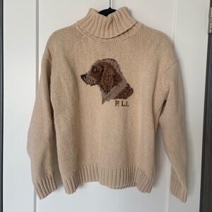 Lauren Ralph Lauren Green Label Dog Sweater size medium 100% cotton
